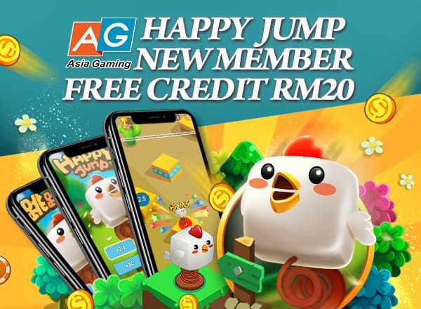 跳跳乐AG Happy Jump新会员注册送RM20600x440EN