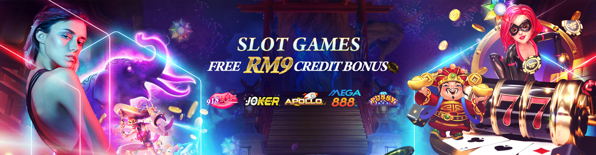 9KING Slot Games FREE RM9 Credit Bonus