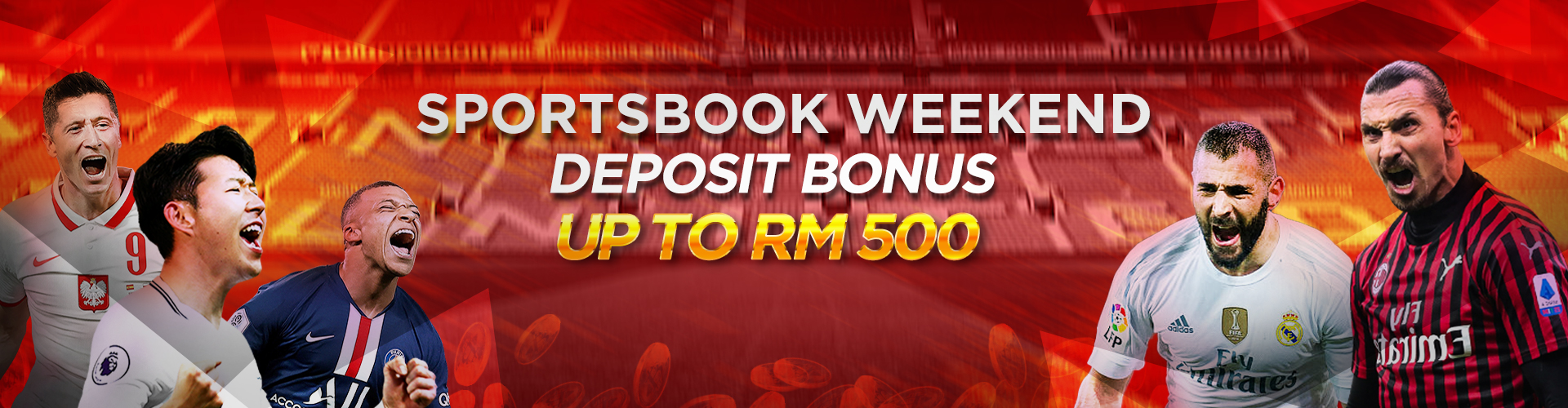 Sportsbook Weekend Deposit Bonus Up to RM500